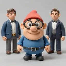 8 5 mm f 1. 8 photograph of a claymation monster dwarf wearing hipster glasses, highly detailed diorama, by erwin olaf and anton corbijn, smooth, sharp foccus, commercial photography, fashion shoot
