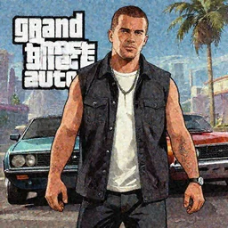 saul Goodman, grand theft auto, cover art, very very very high quality