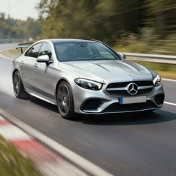 a beautiful artwork of a mercedes car