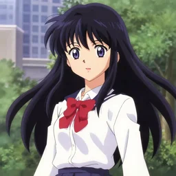 anime girl in the style of range murata