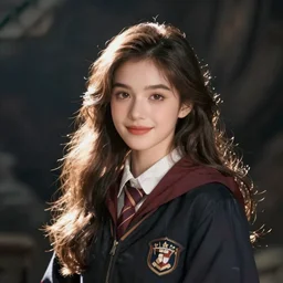 a cute wizard woman