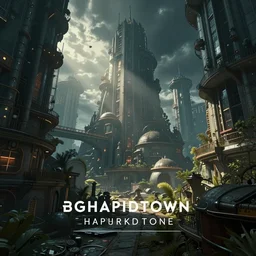 a cyberpunk down in the shepherdtown core world