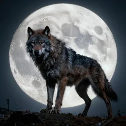 ben stiller during a full moon transforming into a werewolf, american werewolf transformation.
