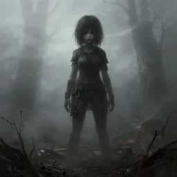 silent hill engulfed in fog, dirty, decay, concept art, highly detailed, digital painting, artstation