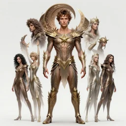 full body portrait of evan peters as a magical star guardian. detailed face, concept art, intricate, highly detailed 8 k, smooth, sharp focus, handsome and aesthetic shape of face and body, artgerm, artstation, art by zexi guo and nira and junpei suzuki and gharliera and rinotuna