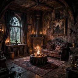 witch's apartment, fantasy, 4K