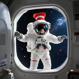 photo - realism, space astronaut opening door that shows space and time created by dr. suess with extra detail, epic, 0, perfection.