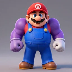 Thanos as a Mario, digital art, artstation, hyperdetalied,8k,