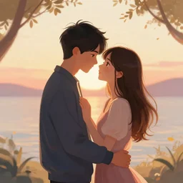 couple in love digital art