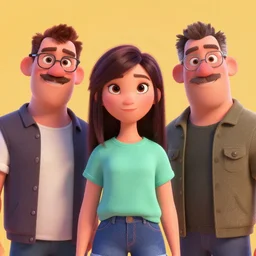 Lofi portrait Pixar style by Stanley Artgerm and Tom Bagshaw and Joe Fenton