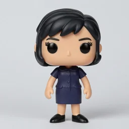 jackie kennedy, stop motion action vinyl figure, plastic, toy
