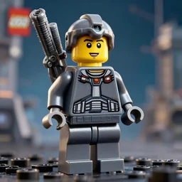 still from lego starship troopers movie