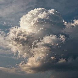 a 16x16 tiled spritesheet of a cloud dissolving
