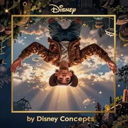 upside down by disney concept artists, blunt borders, rule of thirds