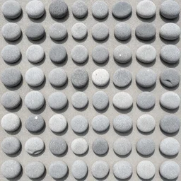unusual shaped stones laid out in regular pattern