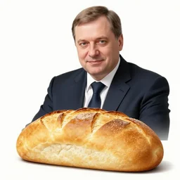 Viktor Yanukovych and the golden loaf of bread