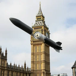 the big ben used as intercontinental ballistic missle