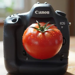 photo of [ [ crystalized ] ] [ tomato ] taken with canon eos - 1 d x mark iii, bokeh, sunlight, studio 4 k