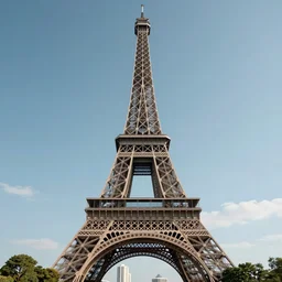 The Eiffel Tower as a cybernetic space elevator, artstation, cgsociety, 8k