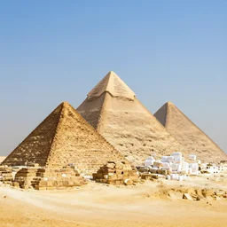 the pyramids of egypt made of marshmallows