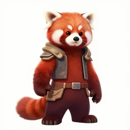 red panda as apex legends character, digital illustration portrait design, by android jones and greg rutkowski, retrowave color scheme, detailed, cinematic lighting, wide angle action dynamic portrait