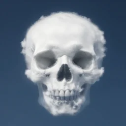 cloud that looks slightly like a skull