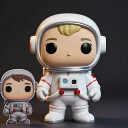 A funko pop of a cute astronaut