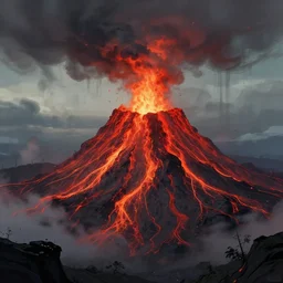 🌋 digital Art, Greg rutkowski, Trending artstation, cinematic