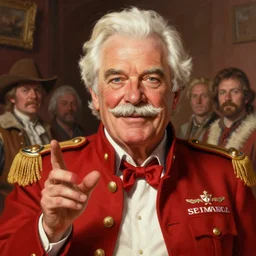 epic portrait colonel sanders explaining, redneck crowd for background, detailed, digital painting, artstation, concept art, donato giancola, joseph christian leyendecker, wlop, boris vallejo, breathtaking, high details, extremely detailed, beautiful, establishing shot, artistic, hyperrealistic, beautiful face, octane render