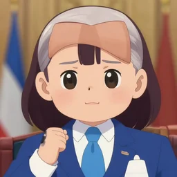 joe biden as a cute anime girl