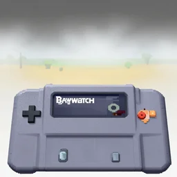 baywatch video game, nintendo 6 4, n 6 4, screenshot, low poly count, distance thick fog, pixelated textures