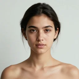 a beautiful female's portrait, natural look, ( ( skin texture ) ), detailed, by steve mccurry, by mark mann, by alessio albi