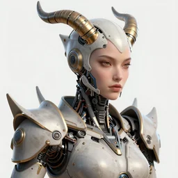 modern futuristic zbrush diablo crusader character concept, model, zbrush, white background, intricate, detailed, centered, hyperrealism, octane, robotic head