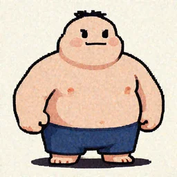 pixel art of big chungus
