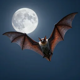 human - shaped bat with huge wings flies, moonlit night, fantasy, wide angle, 8 k, high definition, insanely detailed, intricate, elegant,, professionally retouched, soft lighting, art by artgerm and wlop