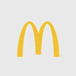 McDonald's logo redesign, minimalist, vector art