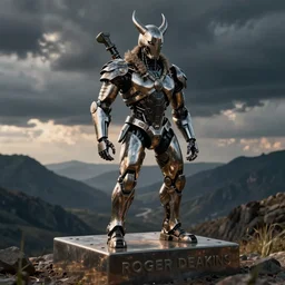 cyborg Viking on a steel vote by Roger Deakins