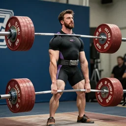 chris evans as a powerlifter, 4 k hd realistic photograph