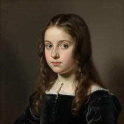 A decent young girl portrait by Francisco Goya.
