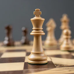 A bull chess piece,