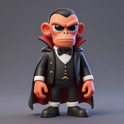 bored ape yatch club nft, vampire, 4 k, 3 d