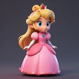 a portrait of princess daisy, concept art, trending on artstation 3D.