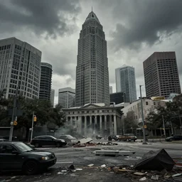 downtown tampa. apocalyptic