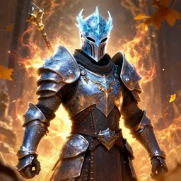 soul knight mage frost warrior helmet skyrim mask elder scrolls v nordic armor bethesda adam adamowicz illustration character design concept, unreal 5, daz, hyperrealistic, octane render, cosplay, rpg portrait, dynamic lighting, intricate detail, harvest fall vibrancy, cinematic volume glowing aura global illumination ray tracing hdr