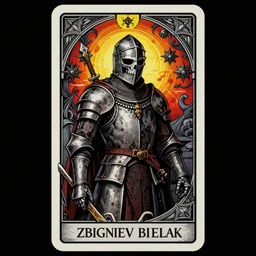 undead knight portrait tarot card, intricate engraving artwork by dan hillier, zbigniew bielak, zdizslaw beksinski, very coherent artwork, dramatic, melancholic, vibrant backlit, octane render, unreal engine, 8 k, high contrast