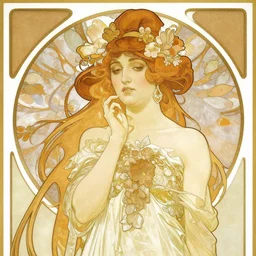 artwork by Alphonse Mucha
