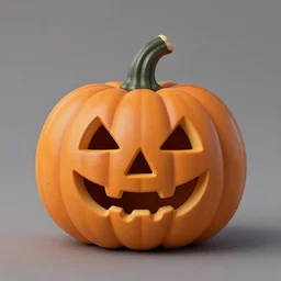 Big Halloween pumpkin, trending on artstation, 30mm, by Noah Bradley