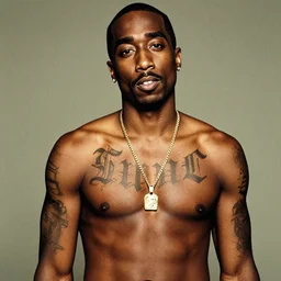 tupac wearing a shirt tattoo