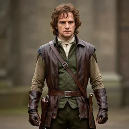 DC's character Robin leather costume as Frodo, dslr photo