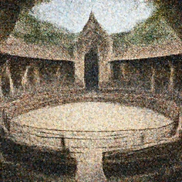 a medieval boxing arena